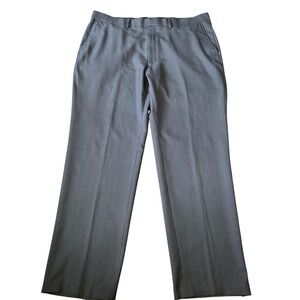 Haggar Mens Tailored Fit Travel Performance‎ Suit Pants Gray 40x32
